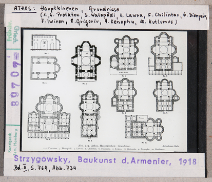 Vorschaubild Athos: Hauptkirchen, Grundrisse 